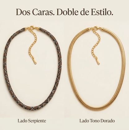 Collar con diseño de serpiente